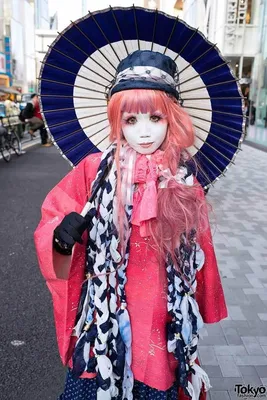 Своеобразная и контрастная японская уличная мода (24 фото)