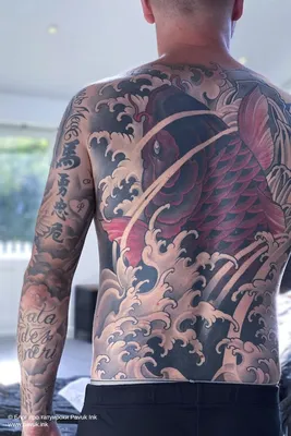 Японские тату - более 50 фото идей и значение
