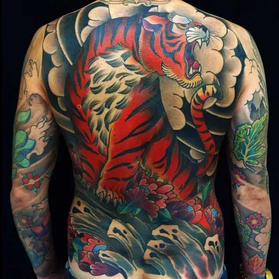 Японская татуировка - эскизы, значение японской тату