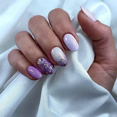 Многоразовые Накладные ногти, накладные ногти, яркие блестящие Сияющие  фиолетовые гелевые ногти, квадратные короткие женские ногти, накладные ногти  для маникюра | AliExpress