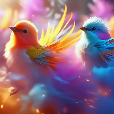 Птицы с ярким оперением - красивые фото