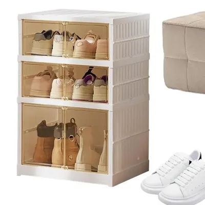Ящики для хранения обуви, многофункциональный прозрачный ящик для обуви,  компактный органайзер для обуви, полка для домашнего хранения обуви, шкаф,  инструменты | AliExpress