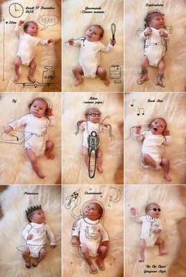 5 идей для необычной фотосессии новорожденного