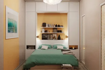 Как обустроить маленькую спальню - 6 идей дизайна интерьера маленькой  спальни и 70 фото.