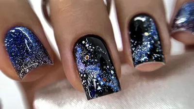 Серебристый маникюр | Nails, Beauty