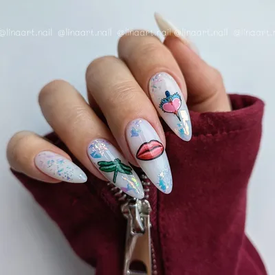 🔥МАНИКЮР НА ДЛИННЫЕ НОГТИ🔥ЛЕТНИЕ ИДЕИ | Linaart.nail | Дзен