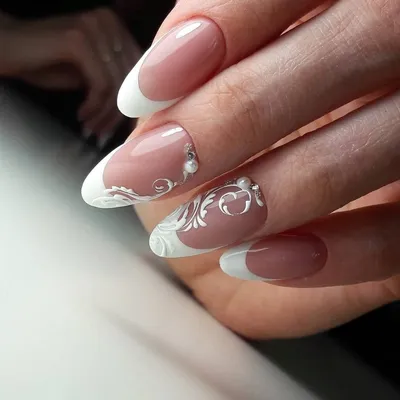 Нежный френч: самые великолепные идеи в одном месте | Manicure, Shellac  french manicure, Super nails