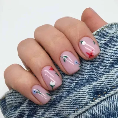 Шеллак. Лучшие идеи 2018 года | Chevron nails, Nail art stripes, Pale pink  nails