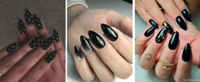 Статьи :: Идеи дизайна ногтей в темных цветах