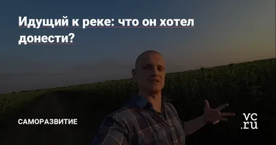 История видео «Идущий к реке»: полный текст, смысл, кому адресовано, почему  автор называет себя Дур-Дачник | Гол.ру в 2023 г | Река, История, Автор