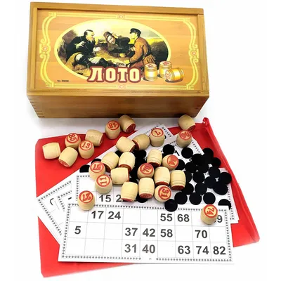 Игра «Лото» (с деревянными фишками) арт 6567ser Укртой по цене 299 грн:  купить деревянную игрушку в интернет-магазине «КЕША».