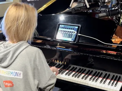Человек играет на фортепиано» — создано в Шедевруме