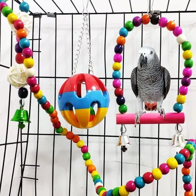 Grame Игрушки для попугаев в клетку для птиц