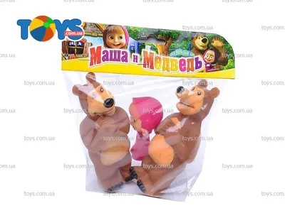 Герои «Маша и Медведь», 4 фигурки - Маша и Медведь в интернет-магазине Toys