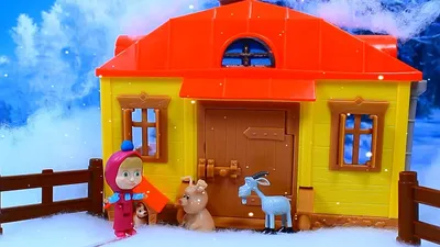 Набор коллекционных фигурок из мультфильма Маша и Медведь, Masha and The  Bear - Sikumi.lv. Идеи для подарков