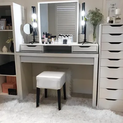 Vanity Collections | (@vanitycollections) | Ikea kallax shelving, Home  decor, Beauty room design