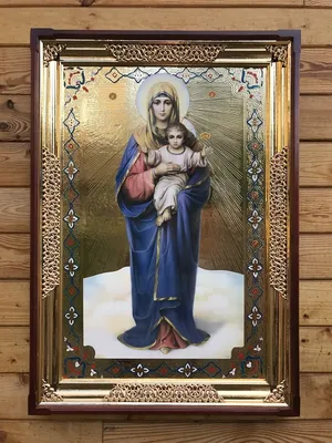 Икона Божией Матери «Благодатное Небо» | Благословенная мать, Христианские  картины, Религиозные картины