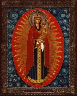 Икона Божией Матери, именуемая \"Благодатное Небо\" (размер на заказ)  (ID#1468211685), цена: 2670 ₴, купить на Prom.ua
