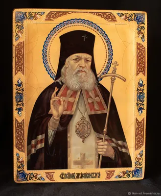 Святитель Лука Крымский арт 6510 купить рукописную икону в москве