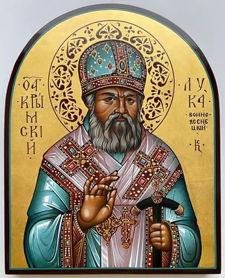 Святитель Лука Крымский арт 5867 купить рукописную икону в наличии в Москве