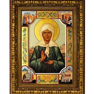 Именная икона святой матушки Матронушки