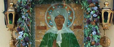 Икона святой Матроны Московской | Мастерская Радонежъ