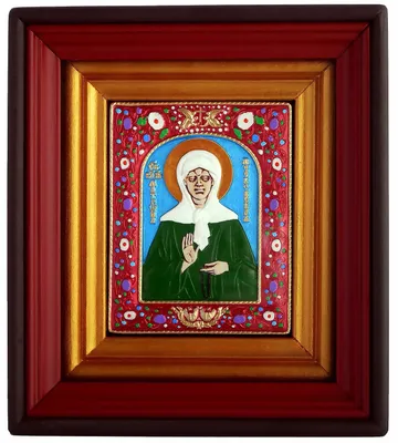 Икона Святая Матрона Московская (Дивеевская икона)