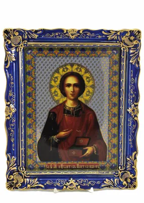 Купить икону Пантелеймон Святой Целитель. Икона на холсте.