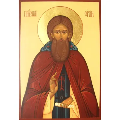 Старинная икона Святого Сергия Радонежского, миниатюра - rusikon.ru