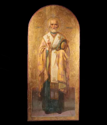 Икона Святого Николая Чудотворца (Святителя) греческого, Деревянная икона  от производителя, иконы православные, купить икону