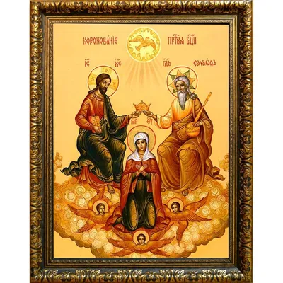 Купить икону \"Троеручица\" Богородица с камнями в мастерской Рассвет,  авторская резная икона под старину