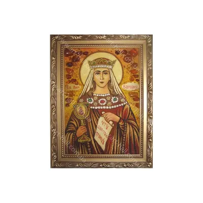Икона Варвара великомученица, 14х18 см, в окладе - Интернет магазин  ikonaspas.ru