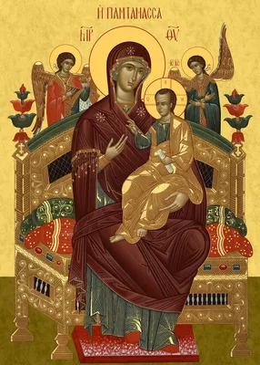 Икона Божией Матери \"Всецарица\", 03В6, икона на холсте - новый каталог
