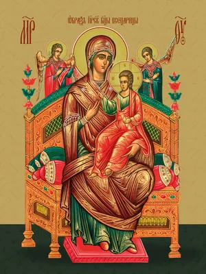 Икона Божией Матери «Всецарица» | Болгарское подворье в Москве