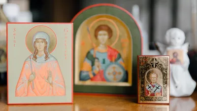 Икона Мелания (Милана) Римляныня из янтаря купить в Украине по  привлекательной цене — Amber Stone