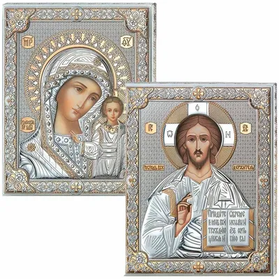 Икона шестичастная с образами Пресвятой Богородицы и избранных святых  (Л.12*15.МС)
