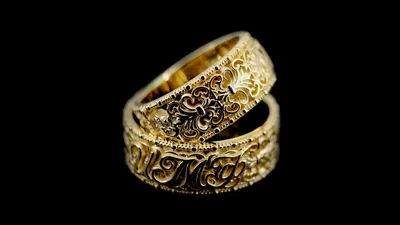 Именные кольца – заказать на Ярмарке Мастеров – GOLW1RU | Кольца, Саратов