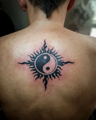 Тату инь янь tattoo yin yang | Skull tattoo, Tattoos, Skull