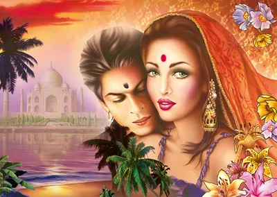 Картинки любовники индийская Любовь Фантастика