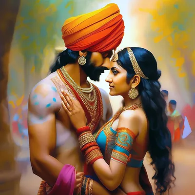 Индийская любовь 💑» — создано в Шедевруме