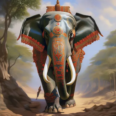 Индийский слон (Elephas maximus) - AnimalBox.ru