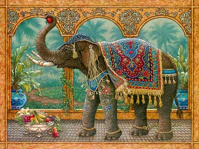 Индийские Слоны Конвой Янтарный Дворец Джайпур Индия — стоковые фотографии  и другие картинки Слон - Толстокожие животные - iStock