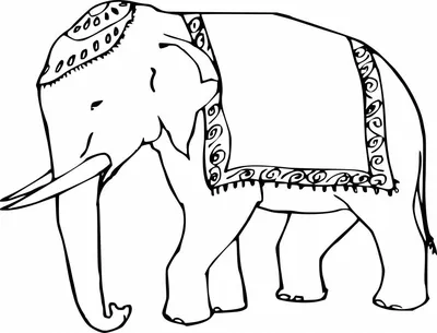 Индийские слоны 4 | Гобелен Бутик