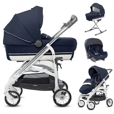 Inglesina Trio Trilogy Cayman Silver Telaio City Ardesia | eBay