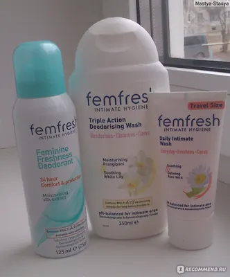 Дезодорант для интимной гигиены Femfresh Feminine Freshness Deodorant -  «Подробный отзыв, много фото, разбор состава :)» | отзывы