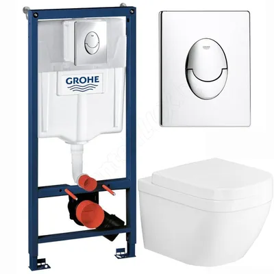 Унитаз с инсталляцией подвесной Grohe Bau Ceramic 39586000