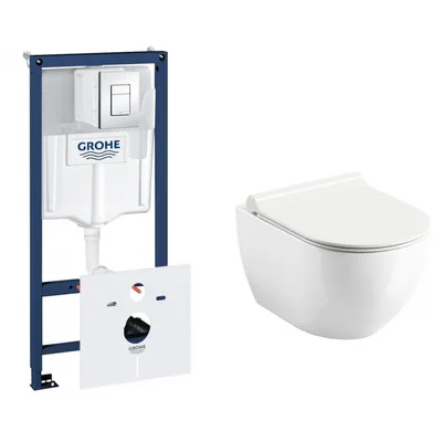 Инсталляция GROHE Solido 39900000 для подвесного унитаза GROHE Bau 39 427  000 купить в Уфе по доступной цене: характеристики и фото