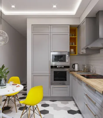 Дизайн кухни 5 кв м предполагает рациональное использование каждого  квадратного сантиметра. При грамотном выборе цвета… | Маленькая кухня,  Небольшие кухни, Интерьер