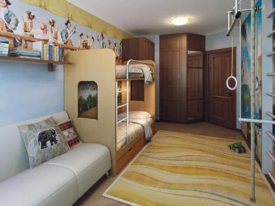 Дизайн интерьера детской комнаты - 10 фото примеров!