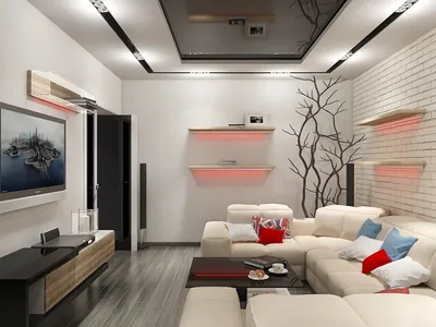 75 original living room design ideas of 17 sq.m. with photo